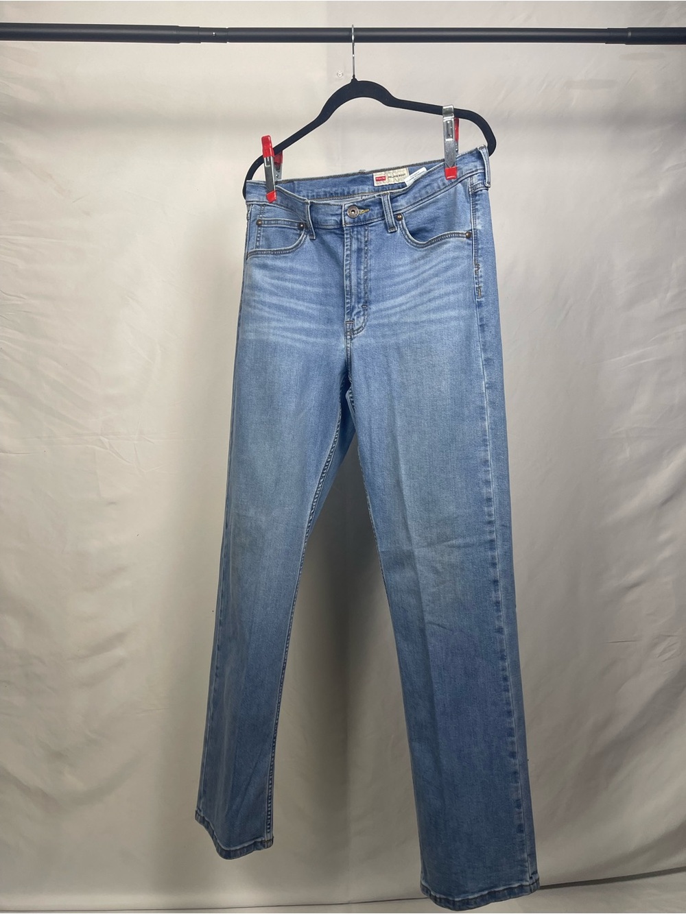 Light Blue Men's Straight-Leg Jeans